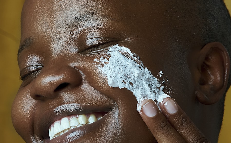 Skincare facial treatment